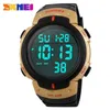 Skmei Luxusmarkenmänner Sport Uhren Digital LED Military Watch Men Elektronik Mode Casual Armbanduhren 50m Uhr männlich 240428