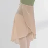 Stage Wear Ballet Rok volwassen vrouwen Middle Mesh Dance Tule Oefening Kleding Chiffon Skirts Flash -paillettenkostuum