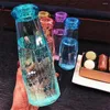 Bottiglie d'acqua 450 ml Coppa colorata di diamanti in cristallo tazza a prova di perdita portatile per fitness sportivo all'aperto