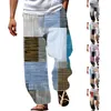 Herenbroek Resort 3D Gedrukte Casual broek Elastische taille Drawing Losse fit rechte been Summer Beach 36 Board shorts