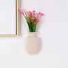 Vases Traceless Wall Vase Magic Rubber Silicone Sticky Hang Flowers Stickers Pot Home Decor Hydroponic Plant