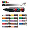 Markers Uni 1PC Plumones POSCA paint marker PC-8K 8mm wide Chisel Tips paint stroke for POP advertising art supplies RockL2405