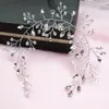 Clips de cheveux Elegant Girls Bridal Bandband Imitated Pearl Vine Headress Flower Wreaty Bride Garland Head Hoop Wedding Bandbands