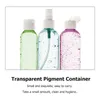 Lagerflaschen Pigment 60 ml schmaler Ausgießflasche Quetschende Tropf transparente Kunststoff -Probe -Reisebehälter Spray Pet