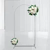 Decorazione per feste 2x1m Wedding Arch Metal Backdrop Frotch Flower Stand per Birthday Garden