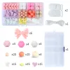 Blocchi perle in legno in silicone clips clips set di roditori per bambini fai -da -te molare mastica