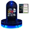 Bordklockor Glow Tube Clock Smart WiFi Automatisk uppdatering Digital prydnad RGB Färg Skärm Testmätningsutrustning Delar Tillbehör