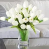Fiori decorativi tulipano artificiale per la decorazione del matrimonio a casa