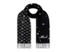 Luxury Thick Cashmere Scarf Designer Scarves Fashion Black Grey Star Design Brand Shawl 18070cm9624345