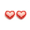 Dekorativa blommor 50/100 st kawaii harts hjärtan flatback 16 19mm kärlek hjärta platt rygg cabochon plana hartser hantverk för telefonhårbågar