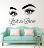 Lash Brow Wall Decal Eyelash Extension Beauty Salon Decoration Make Up Room Wall Stickers Art Cosmetic Art Poster LL300 2012018398051