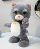 Electric Tabby Cat Toy Dancing and Singing Cat Plug Doll Toy Boy Electronic Animal Cat Birthday GFT Boys and Girls 240428