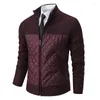 Maglioni maschili a maglia da cardigan esterno a esterno autunno cool outwear magione casual filo di moda