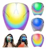 Lunettes de soleil Gradient coloré Facies de protection des lunettes de protection des lunettes Femmes hommes Bicycle Full Face Antifrog Mask Goggles 1PC6895133