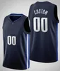2024Diy Design Koszulki do koszykówki wydrukowane Dallas niestandardowe dostosowanie zespołu Drukuj Drukuj dowolny numer nazwy męskie dzieci młode chłopcy czarne koszulka