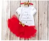 Kledingsets Hallo tante en oom Baby Girl Outfit Zwangerschap Aankondiging onthullen Kids Outfits Gepersonaliseerde meisjes Fall Deskled