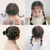 50 -stcs/lot elastische rubberen band voor meisje kleurrijke wegwerp haarbanden hoofdband paardenstaarthouder bands Kid Hair Accessoires