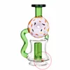 Neueste Raucherpeakverdampfer Buntes Glasrohre Filter Donut Recycler Anhang Diffusor Zigarettenhalter DABBER -TIPPS Wasserpfeife Öl Rigs Strohstück Strohstück