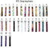 Neoprene Wristlet Fobs Keychain Badminton Bag Key Chain Holder Colourful Printed Wrist Key Belt Strap Leopard Lanyard Key Ring4697737