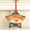 Figurine decorative Decorazioni di peluche di Natale giocattoli da pupazzo di snowman di Natale Ornamenti sospesi per la stagione delle feste ciondoli felici anni 2024 Navidad