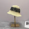 Projektant Bucket Hat Wide Brim for Women Luksusowe wakacje na plaży Słońce zapobiegają Casquette