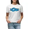 Polos da donna Aqua - T -shirt del logo della band divertenti abiti estivi camicie strette per donne