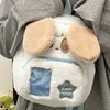 Peluche zaino Xiuya Cute Dog Backpack femminile pluhe