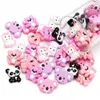 Bobobox 5pcs BPA BPA Silicone TEATETH Perles Cartoon Animaux Tiny Rod Diy Demaine Collier Nourriture Grade Baby Shower Gift 240420