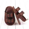Erste Wanderer Babyschuhe Sommer Sandale coole Stil hochwertiger PU- und TPR-Anti-Schlupf-Sohle Toder Wanderschuh 0-9-18 Monat 2024 Mode