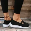 Casual schoenen vaste sneakers dames tennis gebreide mesh platte bodem sport vrouwelijk drop zapatos para mujeres