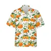 Chemises décontractées pour hommes Unisexe Hawaiian Men Fruits 3D Fruits imprimés Bouton Short Shirt Hawaii Tops Taille européenne 6xl haute qualité