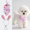 Dog Apparel 2024 Easter Pet Scarf Hair Hoop Printed Mouth Water Manufacturer Ears Decorations