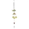 Dekorative Figuren Bwinka Peacock Wind Chimes Klassische Metallbronzeglocken Feng Shui für glückliche Safe Home Garden Terrasse Dekoration Dekoration