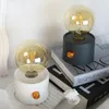 Lâmpadas de mesa Retro Bulbo Night Light Bedroom Sleep Desktop Atmosfera Ornamentos de bateria alimentada por bateria