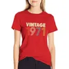 Dames Polos Vintage 1971 - 47e verjaardag T -shirt strakke shirts voor vrouwen T -shirt Witte jurk sexy