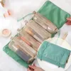 Cosmetic Bags 4-Layer Roll-Up Makeup Bag Large Capacity Travel Storage Foldable Toiletry Organizer