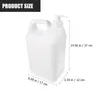 Bouteilles de rangement 2 5L Pumpo-pompe Savon Contauteur de distributeur de savon avec couvercle Cosmetics White Cosmetics