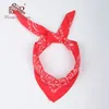 Bohemian Fashion Bandana Hair Bands для женщин для женщин квадратный шарф турбан Многофункциональные аксессуары для волос с повязкой головкой 240416