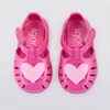 Yaz çocukları oyuk OUT Baotou Roman Sandalet Kızlar Jelly Ayakkabı Seviyor Bebek Çocuklar Slip Olmayan Plaj Retro Ayakkabı 240415