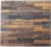 Dossplash de carreaux muraux en bois ancien NWMT010 Panneau en bois naturel décor mural mosaïque carreaux de mosaïque3124772