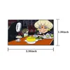 Japaner temperiert weg kein Gesicht Mann Emaille Pin süße Anime -Filme Spiele Hart Emaille Pins Sammeln Sie Metall Cartoon Brosche Rucksack Hat Bag Kragen Lampelabzeichen