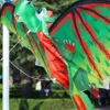 Groene dinosaurus Kite Wing Dragon Triangle Piloot Kite Vliegende ouder Kind Sport Pipa Professionele vliegers Cometa Gigante 240430