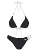 Swimwear féminin Miyouj Bandage de maillot de bain Bikinis Bikinis 2024 maillot de bain sexy Hollow Out biquinis Couleur de plage