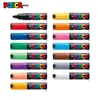 Markers Uni 1PC Plumones POSCA paint marker PC-8K 8mm wide Chisel Tips paint stroke for POP advertising art supplies RockL2405