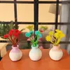 Vasi in resina mini vaso piccolo bocchetta di fiori ornamento fai -da -te decorazione per scrivania per la scrivania per la casa accessori per la casa