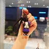 Trendy und coole Paare Bulldog -Accessoires Süßes Auto Hanging Accessoires Buchbag Doll Schlüsselbund Zubehör Schlüsselbundzubehör