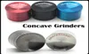 Concave Surface Sharpstone Herb Grinders Tabacco Accessories Top Quality 40505563mm 4 Layers withwithout logoOEM Zinc Alloy2442401