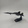 Die cast metal alloy jet toy 1 144 scale SR-71 SR71 Blackbird airplane model toy collection 240428