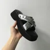 Старшие звезда бисероплетки кросс -женские туфли платформа Zapatillas de Mujer Open Toe Sandalias Outdoor Chanclas уютные chaussures femme