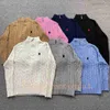 Sweaters Pulter Sweep Séter Knitwear Classic Top Casual Sweater Patrón de bordado de lana de lana de lana Slim Tamaño asiático